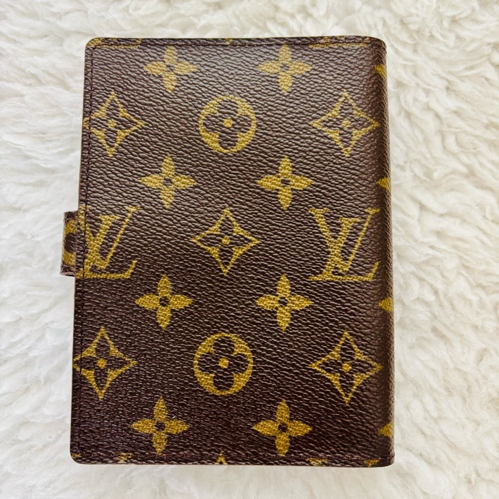 Louis Vuitton Brown Monogram Leather Vintage PM Agenda Cover - Picture 9 of 16